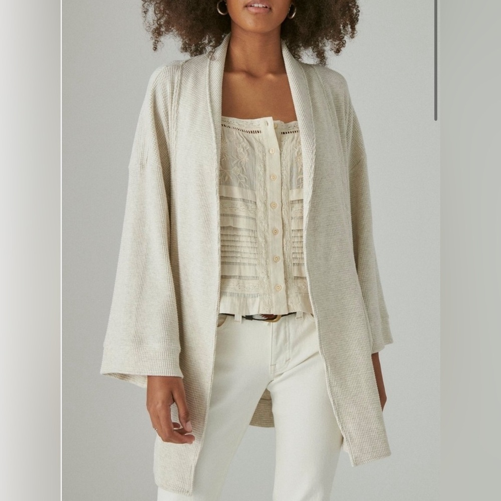 Waffle Textured Kimono size OS